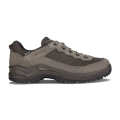 Lowa Alltag-Travelschuhe Taurus Pro Low GTX (Veloursleder, wasserdicht) steingrau/espressobraun Herren